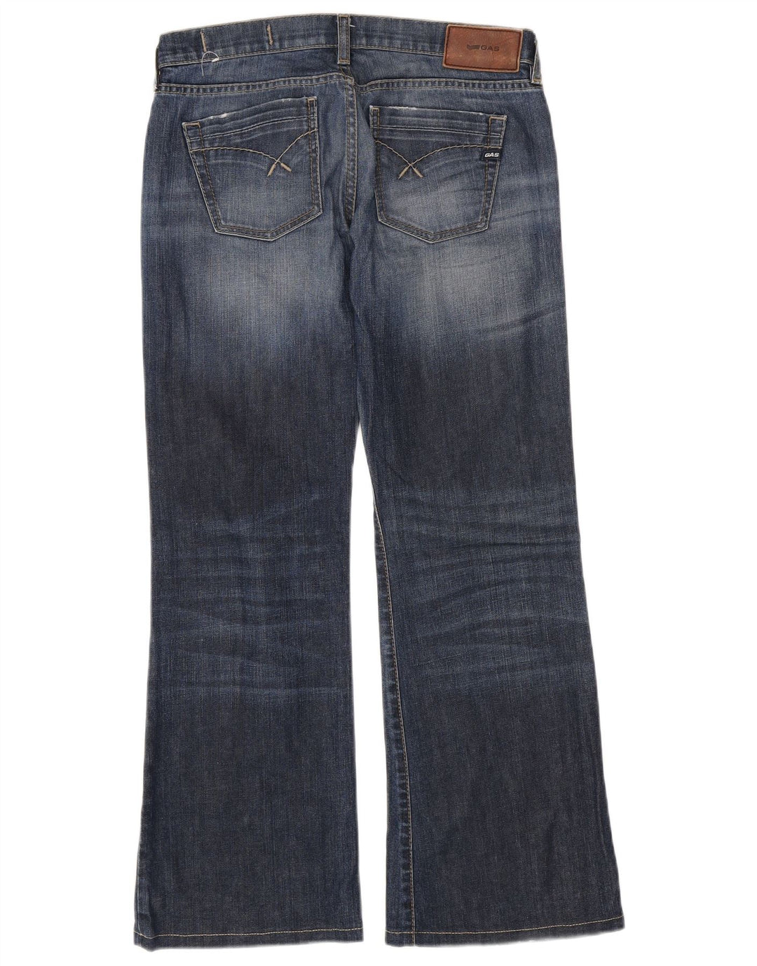 Gas Womens Bootcut Jeans W28 L29 Blue Cotton