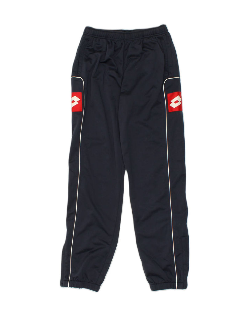 LOTTO Boys Tracksuit Trousers Joggers 15-16 Years XL Navy Blue Polyester | Vintage Lotto | Thrift | Second-Hand Lotto | Used Clothing | Messina Hembry 