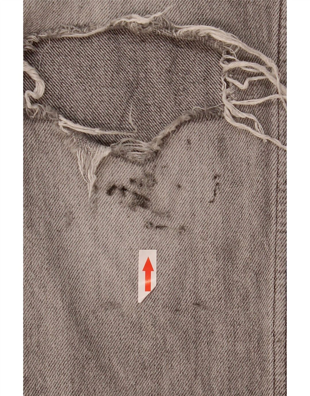 Zara Mens Distressed Slim Jeans EU 42 Large W32 L31 Grey Cotton