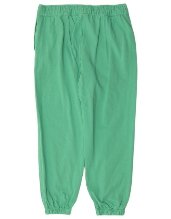 Nike Womens Tracksuit Trousers Joggers UK 16 Large Green Cotton