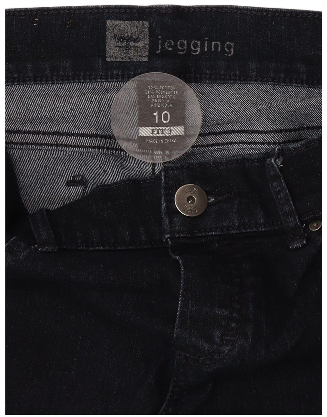 MOSSIMO Womens Jegging Jeans US 10 Medium W34 L31 Navy Blue Cotton