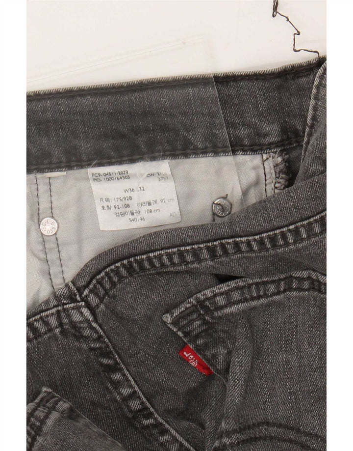 Levi's Mens Straight Jeans W36 L29 Grey