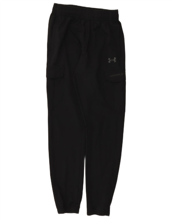 Under Armour Womens Cargo Tracksuit Trousers Joggers UK 12 Medium Black