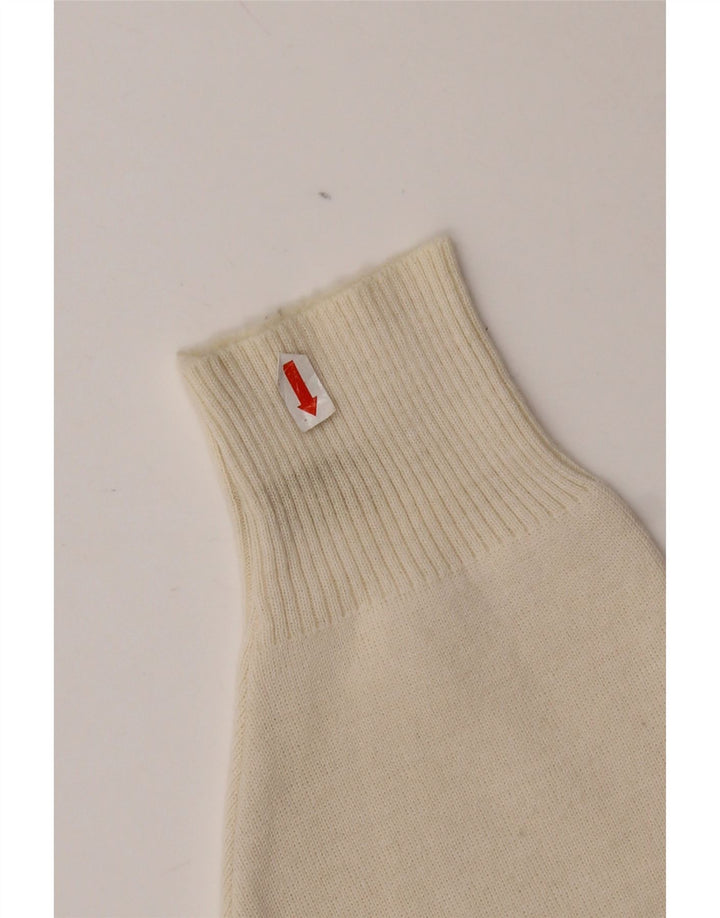 Il Granchio Mens Crew Neck Jumper Sweater Medium Off White Wool