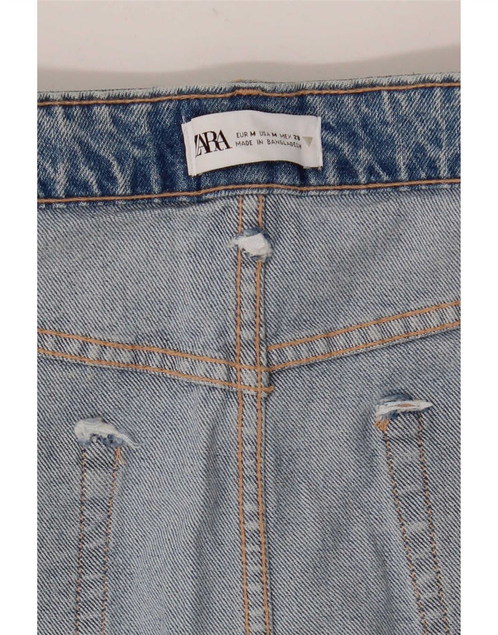 Zara Womens Denim Skirt Medium W28 Blue