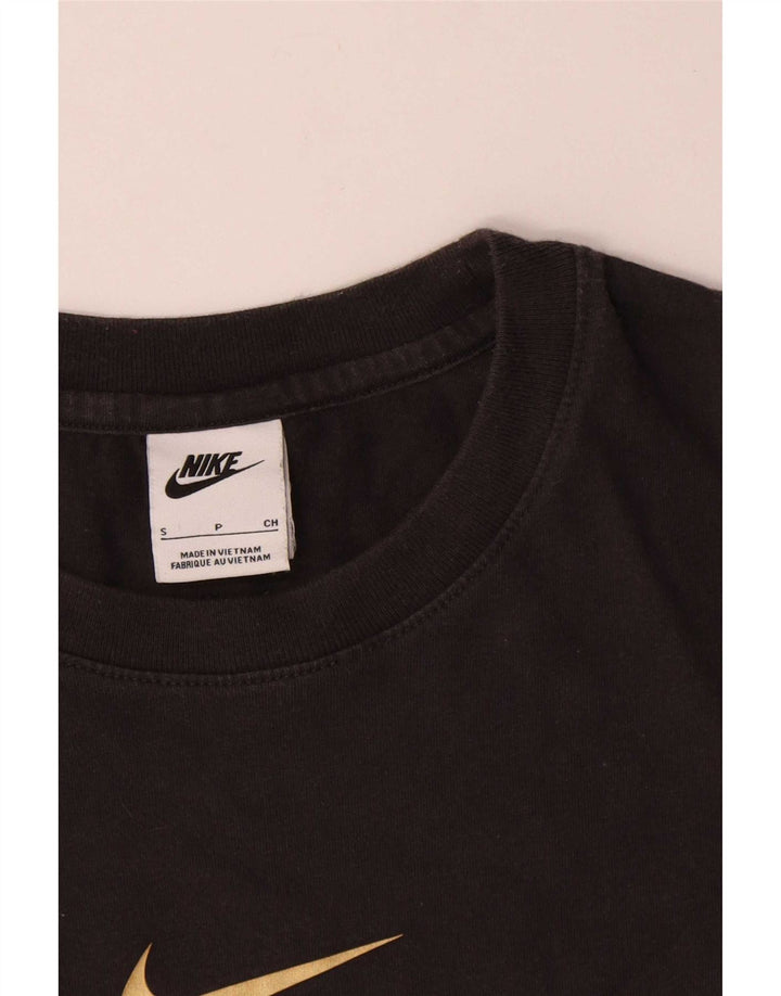 Nike Mens Air T-Shirt Top Small Brown Colourblock