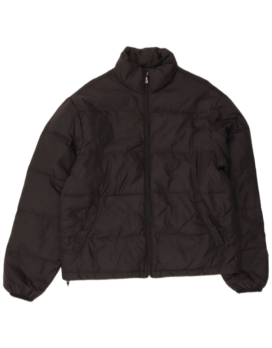 Vintage Mens Padded Jacket UK 40 Large Black Polyamide