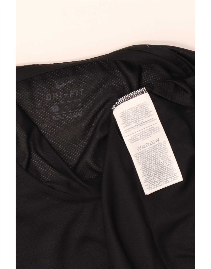 Nike Mens Dri Fit Vest Top XL Black Pinstripe Polyester