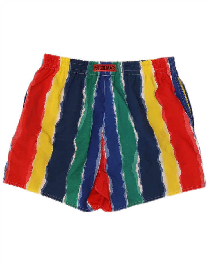 Colmar Mens Swimming Shorts IT 52 Large  Multicoloured Striped Polyamide
