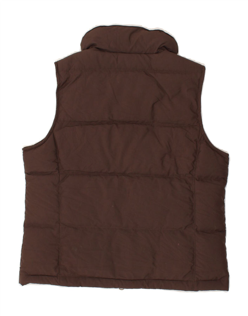 L.L.BEAN Womens Petite Padded Gilet UK 6 XS Brown Polyester | Vintage L.L.Bean | Thrift | Second-Hand L.L.Bean | Used Clothing | Messina Hembry 