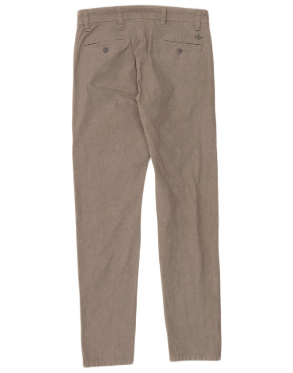 Dockers Mens Skinny Chino Trousers W29 L32 Grey Cotton