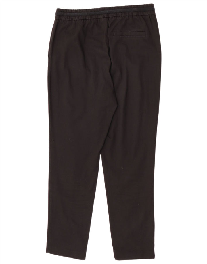 Zara Womens Tapered Chino Trousers Medium W28 L27 Black