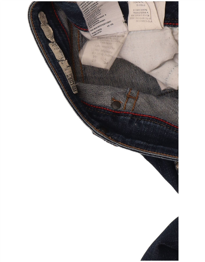 Tommy Hilfiger Mens Rhonda Bootcut Jeans W29 L34 Blue Cotton