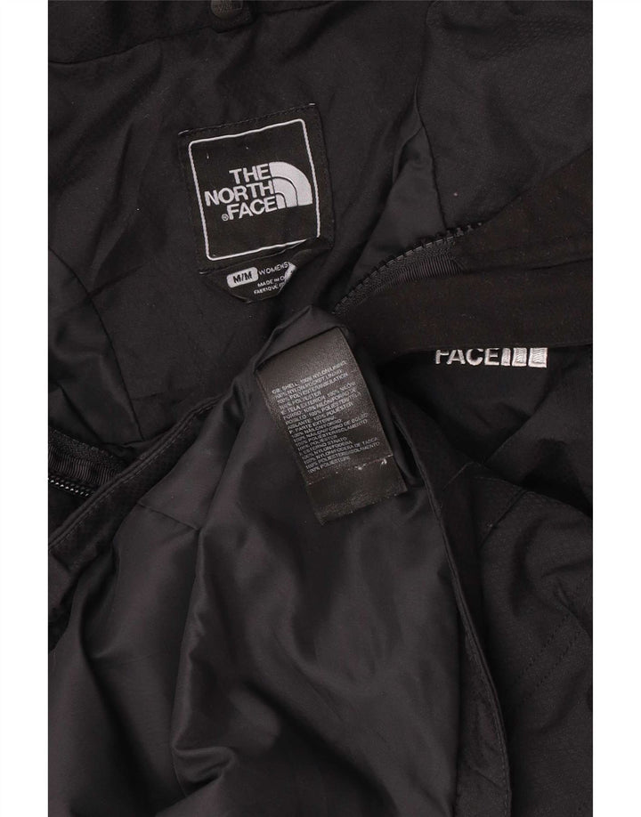 The North Face Womens Hooded Windbreaker Jacket UK 14 Medium Black Nylon