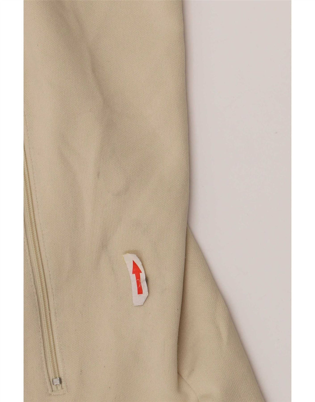 Puma Mens Tracksuit Top Jacket Large Beige Colourblock Polyester
