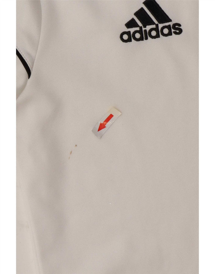 Adidas Mens Climalite T-Shirt Top XS White Colourblock Polyester