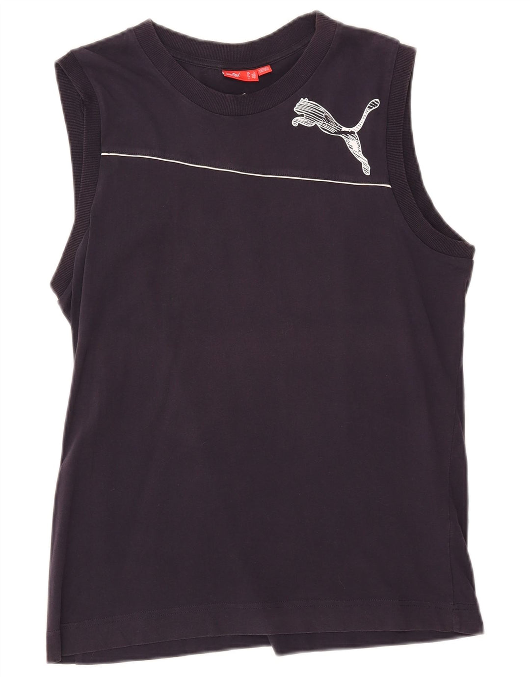 Puma Mens Graphic Vest Top Large Navy Blue