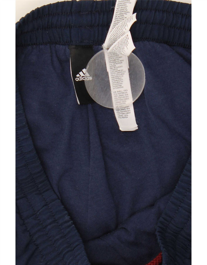Adidas Mens Tracksuit Trousers Joggers Medium Navy Blue Polyester