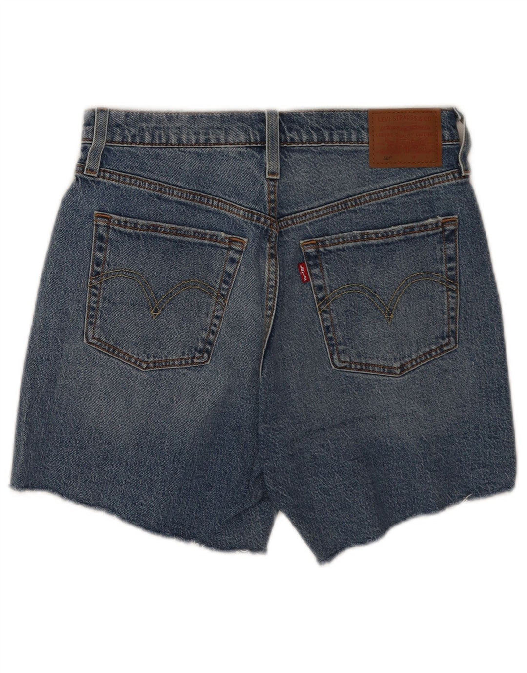 Levi's Womens 501 Denim Shorts W28 Medium Blue Cotton