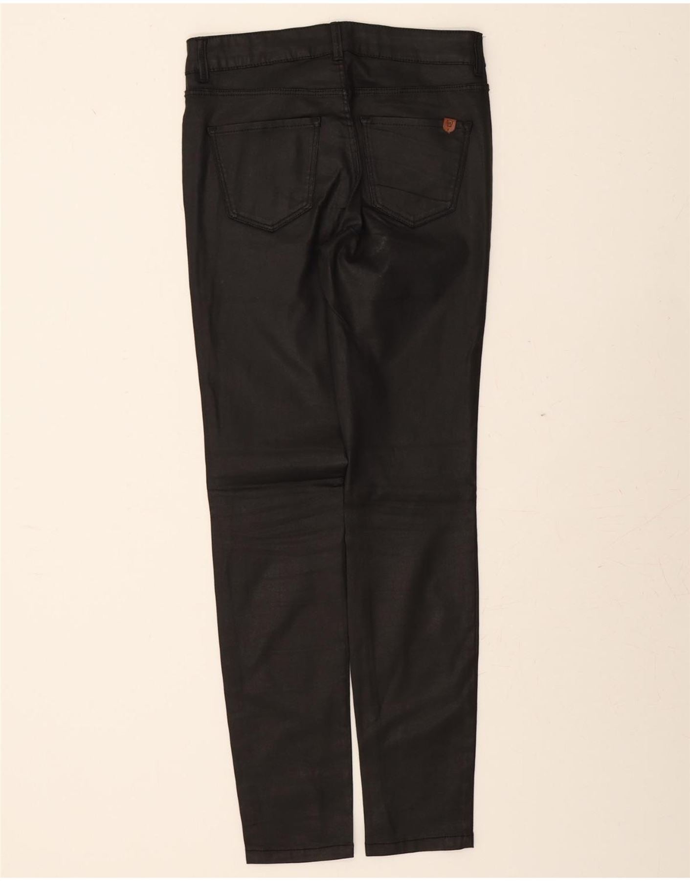 MASSIMO DUTTI Womens Skinny Casual Trousers EU 36 XS W26 L30 Black