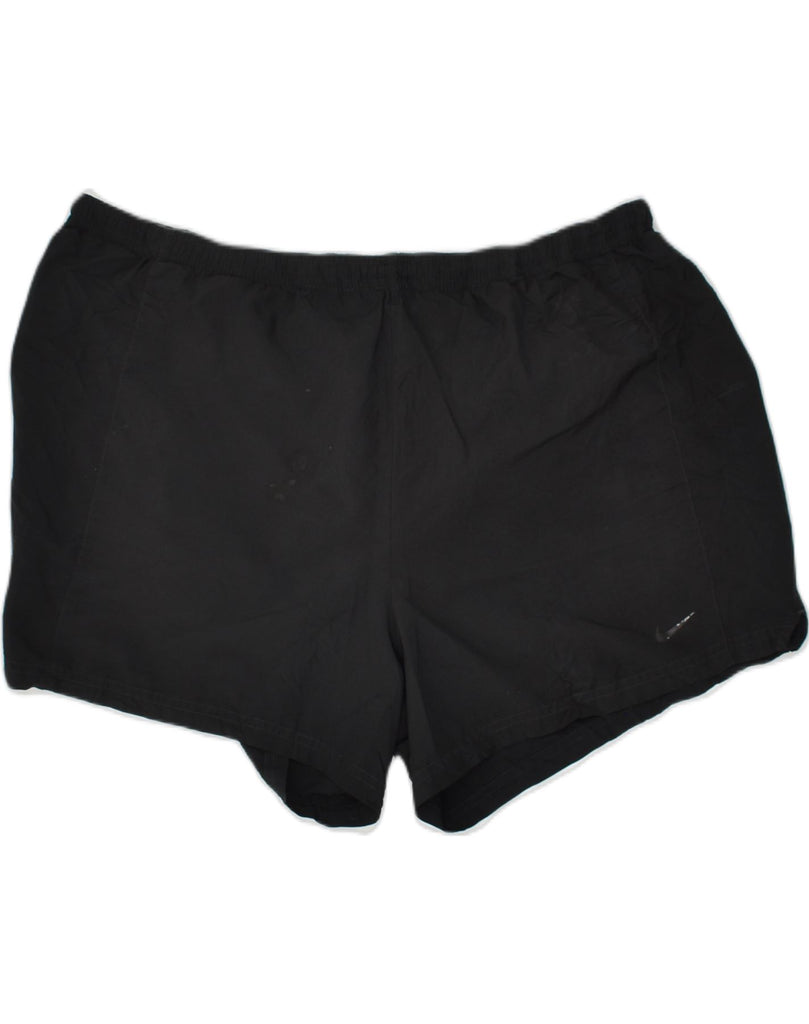 NIKE Mens Sport Shorts XL Black Polyester | Vintage Nike | Thrift | Second-Hand Nike | Used Clothing | Messina Hembry 