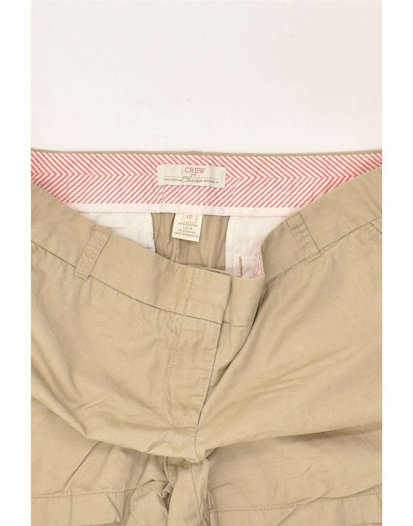 J. CREW Womens Broken In Chino Shorts US 12 Large W35 Beige Cotton | Vintage J. Crew | Thrift | Second-Hand J. Crew | Used Clothing | Messina Hembry 