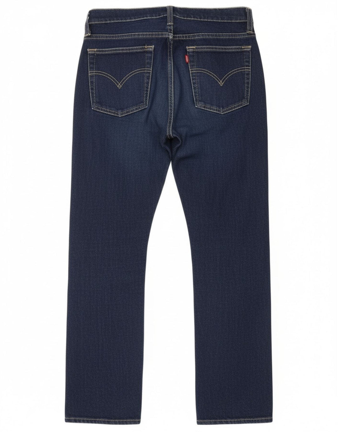 Levi's Womens Straight Jeans W29 L28 Navy Blue Cotton