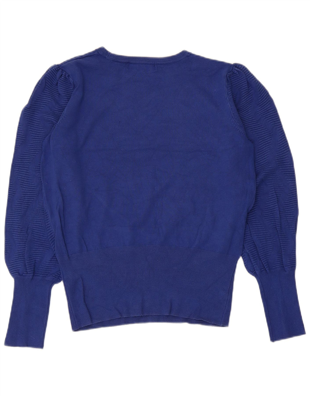 Marks & Spencer Womens Boat Neck Jumper Sweater UK 12 Medium Navy Blue