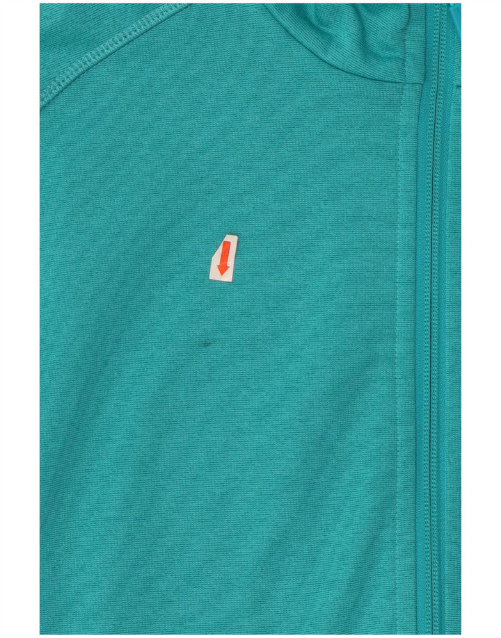 Jack Wolfskin Womens Tracksuit Top Jacket UK 14/16 Large Turquoise