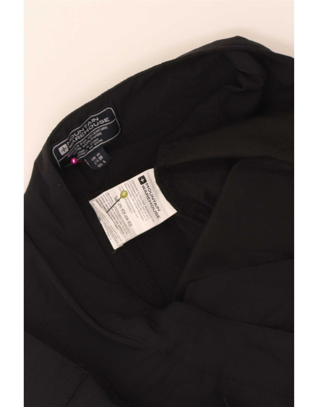 Mountain Warehouse Womens Cargo Trousers UK 10 Small W28 L28 Black