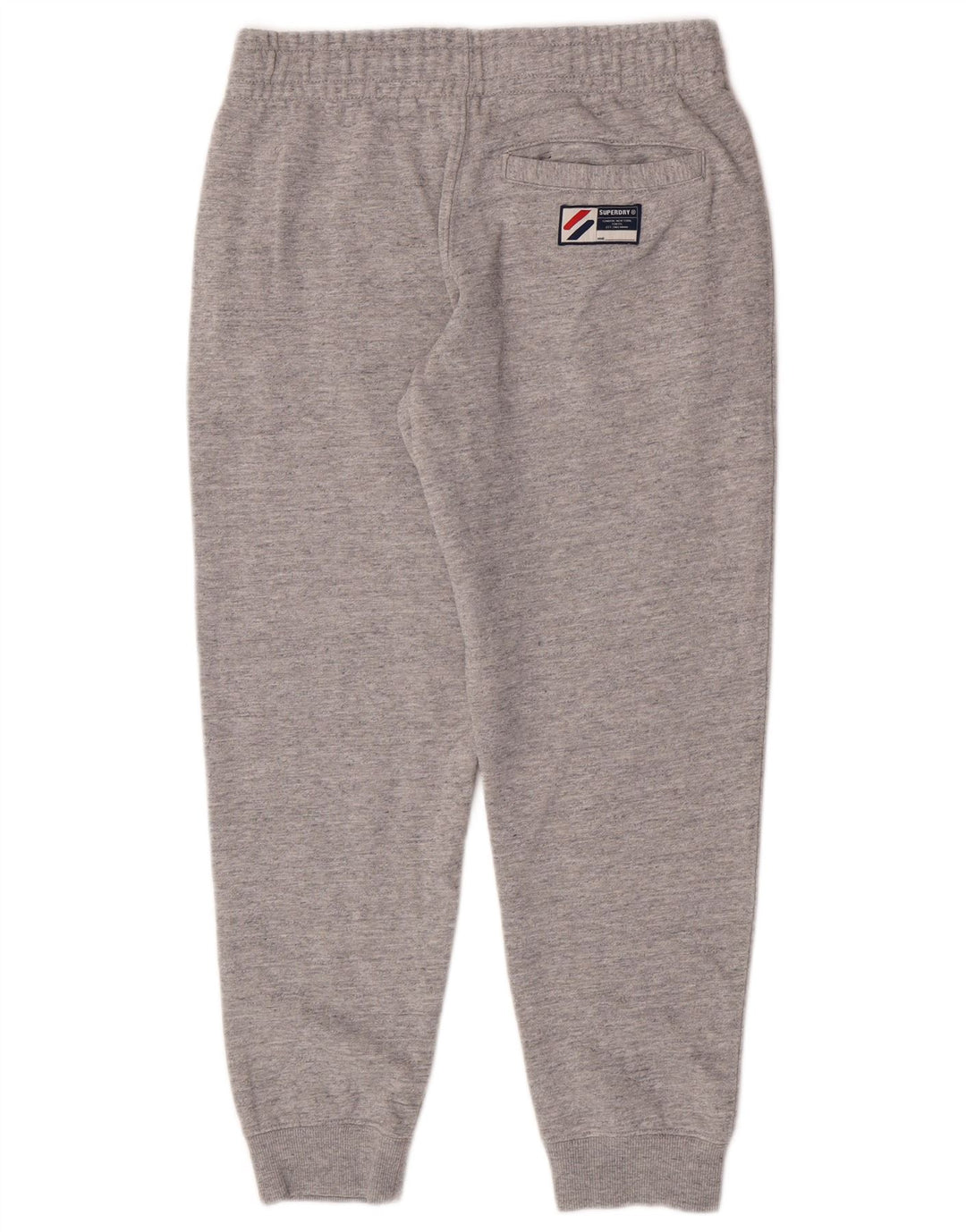 Superdry Mens Graphic Tracksuit Trousers Joggers Medium Grey Flecked