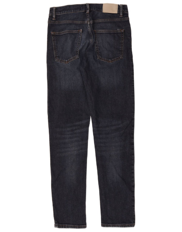 Zara Mens Slim Jeans EU 38 Small W30 L30 Navy Blue Cotton