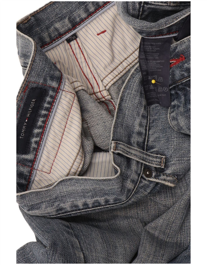 Tommy Hilfiger Mens Straight Jeans W38 L30 Blue Cotton