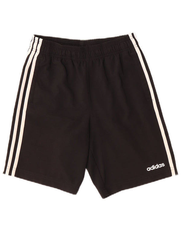 Adidas Boys Sport Shorts 12-13 Years Black Polyester