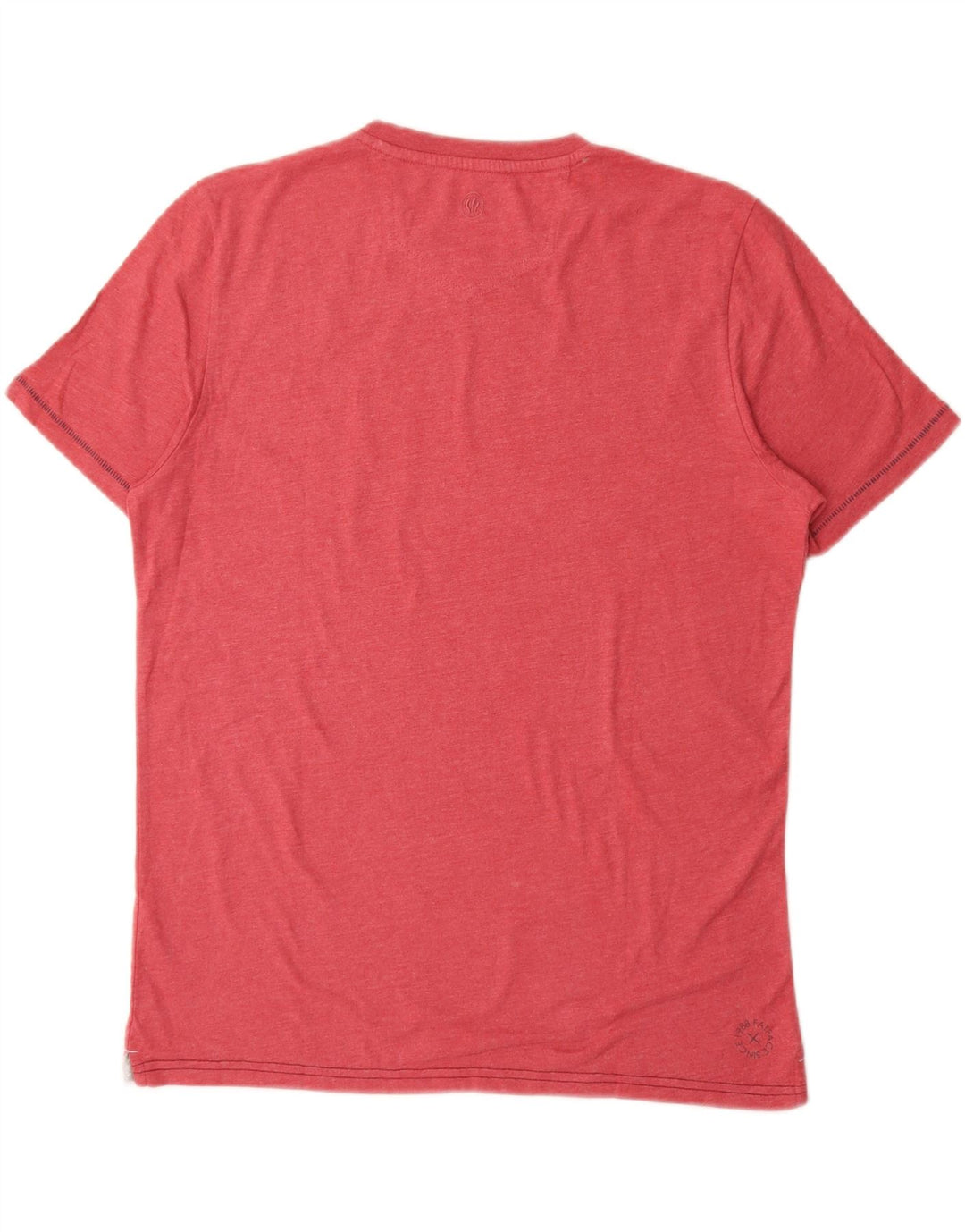 FAT FACE Mens Graphic T-Shirt Top Large Red Cotton