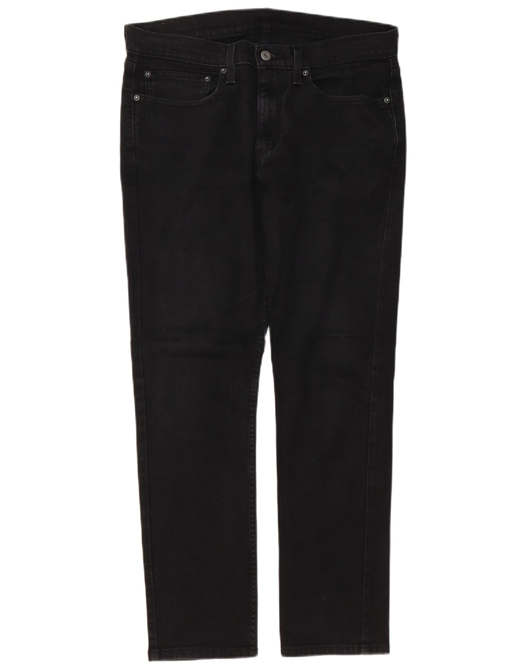 Levi's Mens Slim Jeans W34 L32 Black Cotton