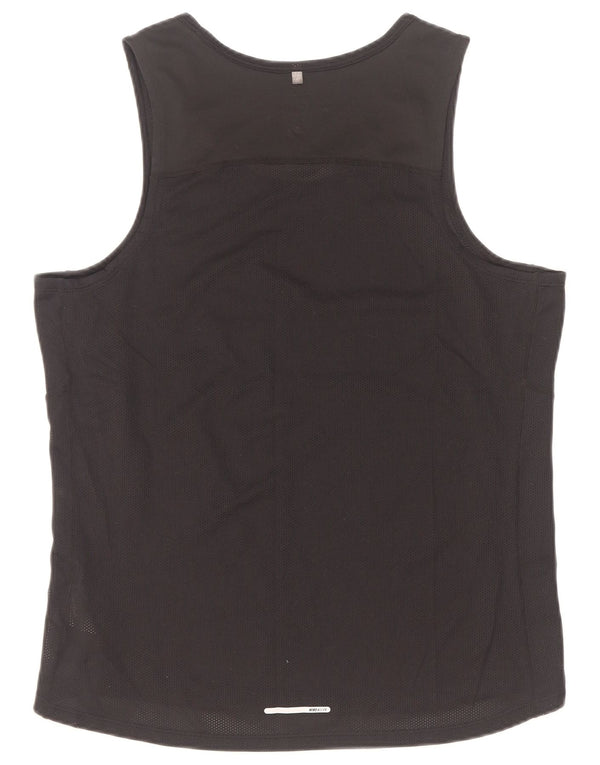 Nike Mens Dri Fit Vest Top Medium Black Polyester