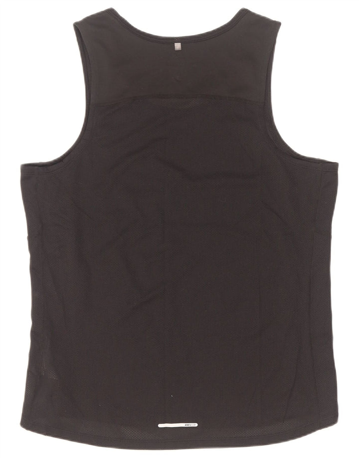 Nike Mens Dri Fit Vest Top Medium Black Polyester