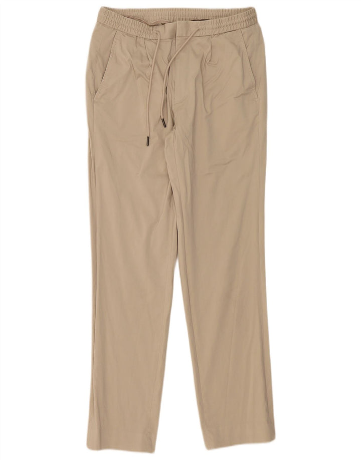 Marks & Spencer Womens Autograph Slim Chino Trousers Small W30 L32 Beige