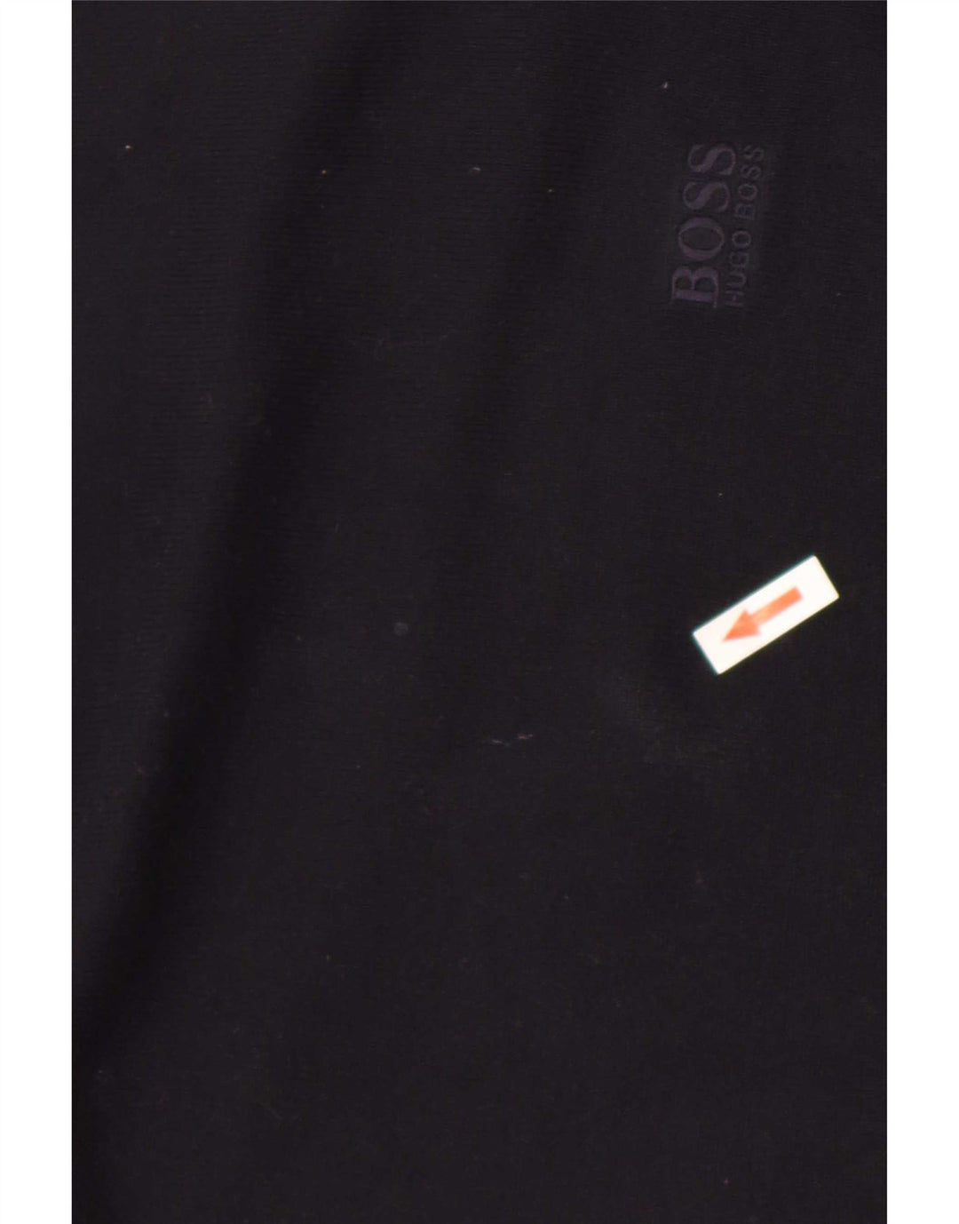 Hugo Boss Mens Regular Fit Crew Neck Jumper Sweater Medium Black Cotton