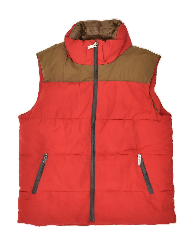 MASSIMO DUTTI Boys Padded Gilet 11-12 Years Red Colourblock Polyester | Vintage Massimo Dutti | Thrift | Second-Hand Massimo Dutti | Used Clothing | Messina Hembry 