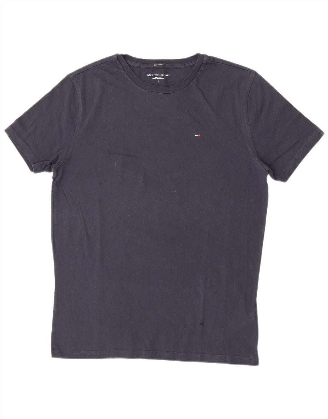 Tommy Hilfiger Mens T-Shirt Top Medium Navy Blue Cotton