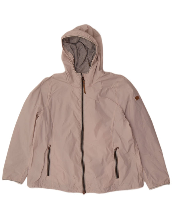 Camel Active Mens Hooded Windbreaker Jacket EU 48 Medium Beige Polyester