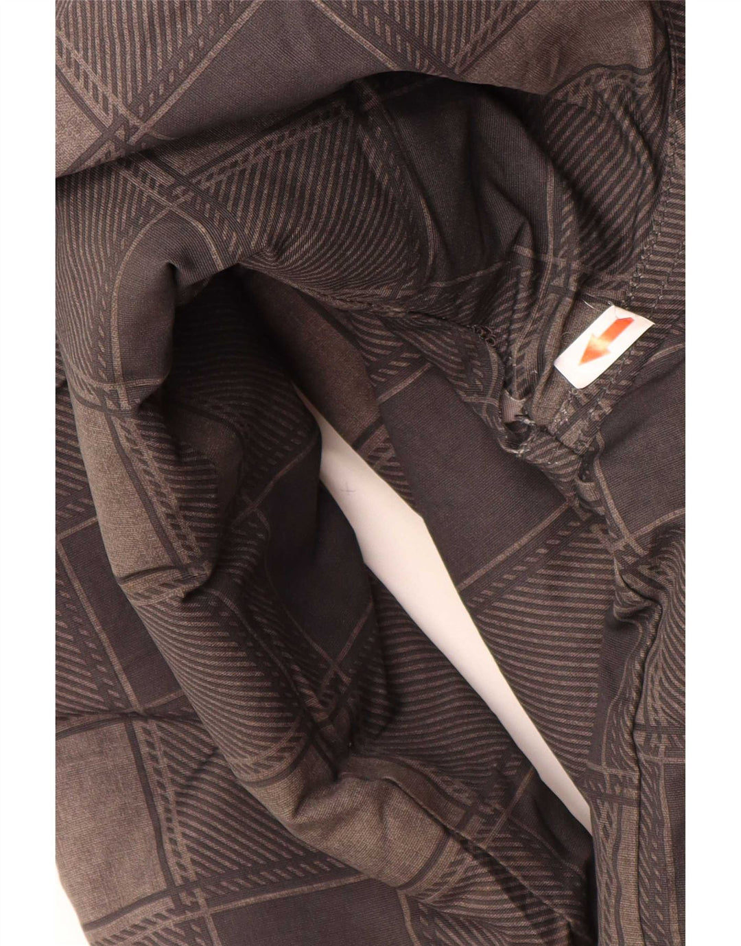 Quiksilver Boys Hooded Bomber Jacket 15-16 Years Grey Check Polyester