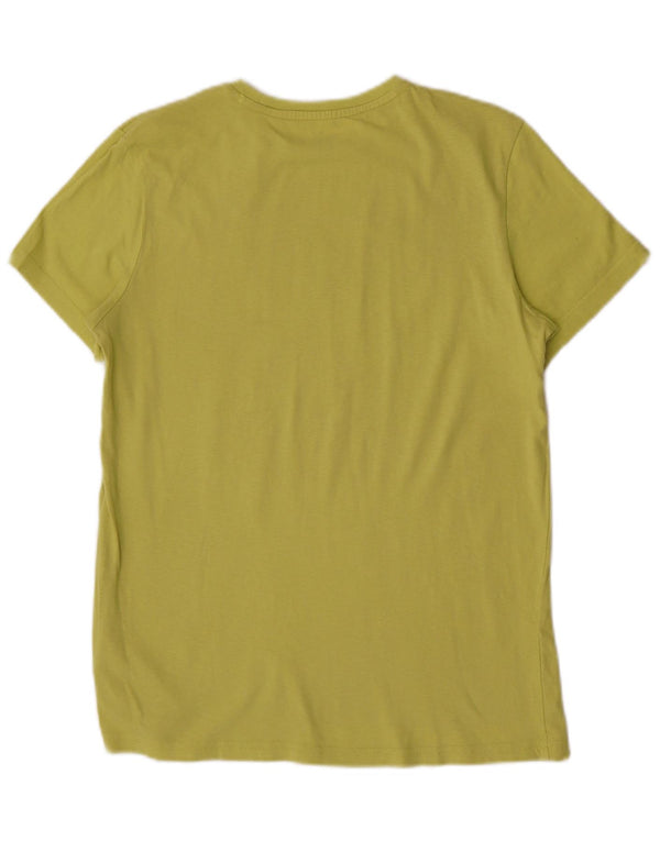 Puma Boys Graphic T-Shirt Top 15-16 Years XL Green Cotton