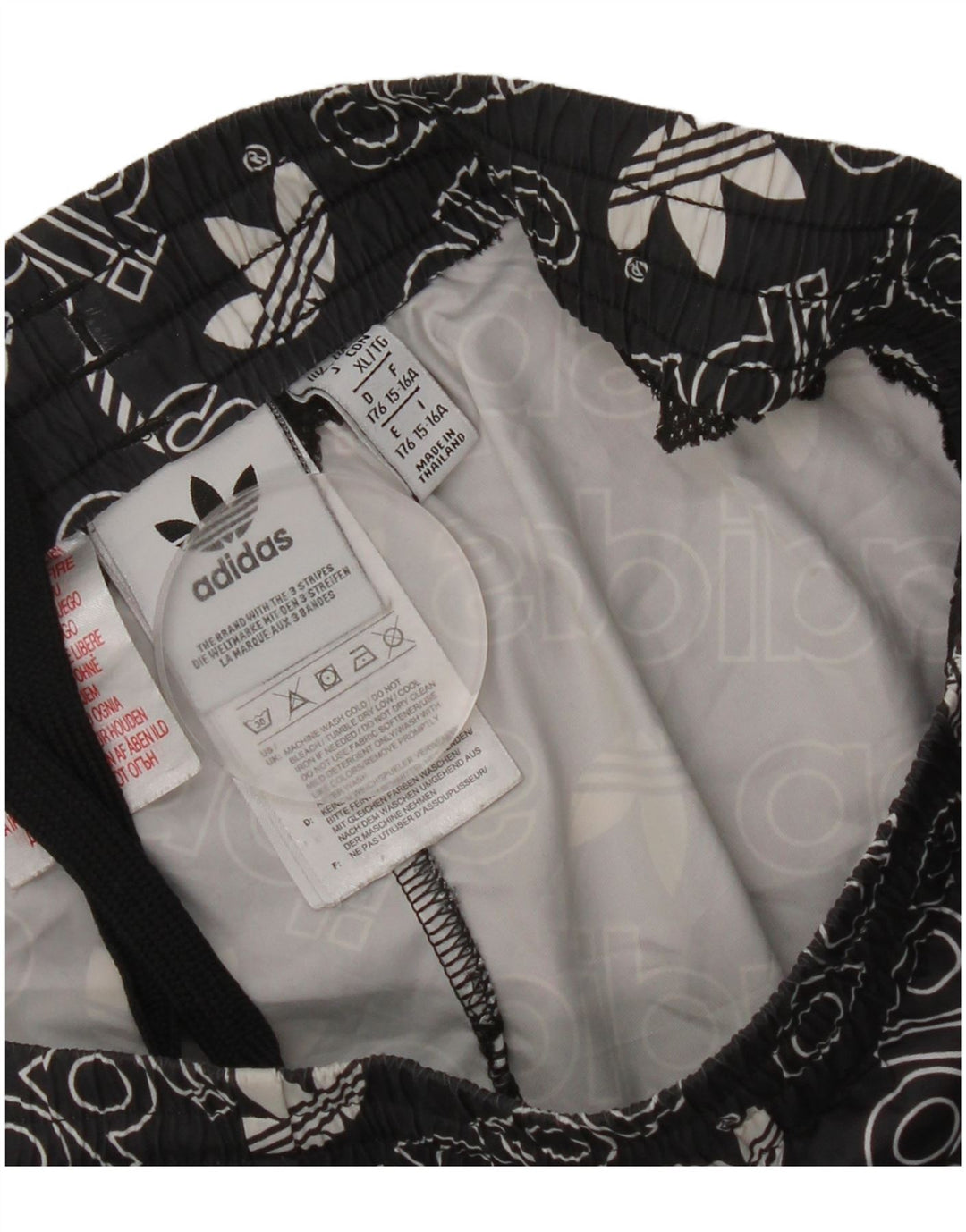 Adidas Boys Graphic Sport Shorts 15-16 Years  Black Polyester