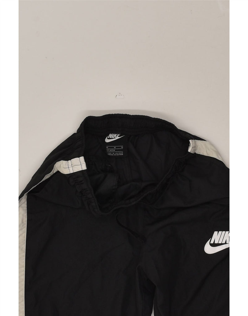 NIKE Boys Tracksuit Trousers 10-11 Years Medium Black Polyester | Vintage Nike | Thrift | Second-Hand Nike | Used Clothing | Messina Hembry 