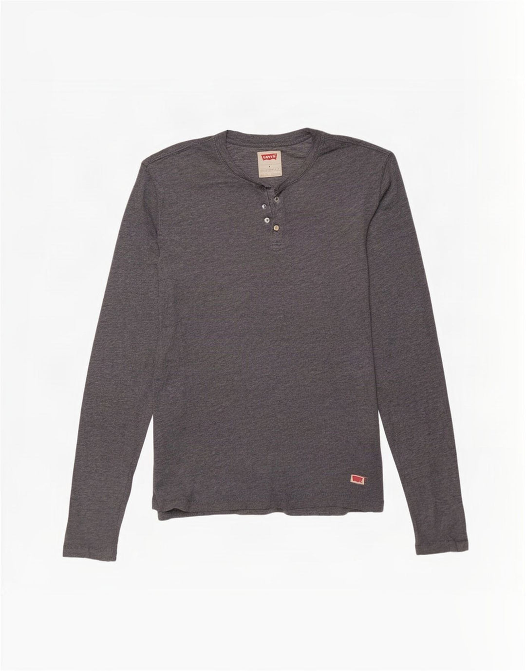 Levi's Mens Top Long Sleeve Medium Grey Cotton