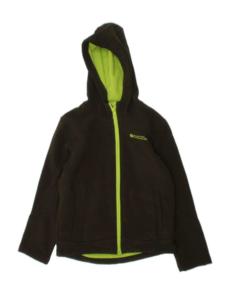 MOUNTAIN WAREHOUSE Boys Zip Hoodie Sweater 9-10 Years Khaki Polyester Vintage Mountain Warehouse and Second-Hand Mountain Warehouse from Messina Hembry 