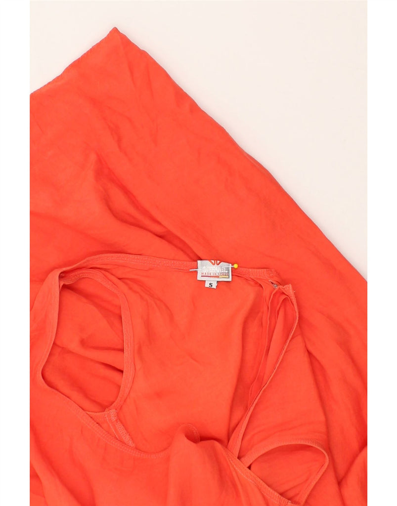 STEFANEL Womens Sundress UK 10 Small Red Viscose | Vintage Stefanel | Thrift | Second-Hand Stefanel | Used Clothing | Messina Hembry 